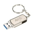 thumbnail image 1 of Unidad flash USB USB3.0 Mini disco U portátil 128 GB Pendrives Pen Drive para coche plateado para, 1 of 8