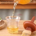 thumbnail image 4 of Kitchen Silicone Oil Brush with Holder, Heat Resistant Basting Brush with Built-In Oil Container, Food Grade Brush for Baking, Grilling, Cooking, and BBQ, Leak-Proof and Easy to Clean, 4 of 7