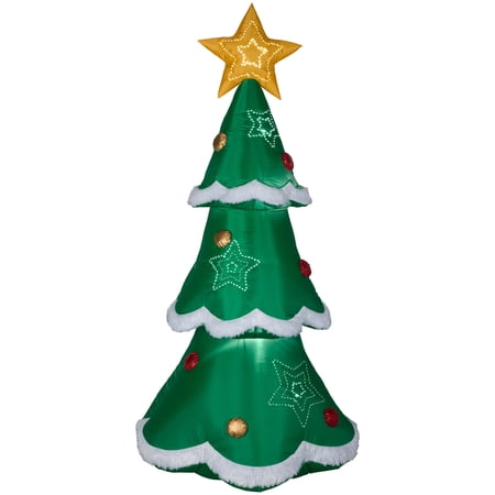 Holiday Time 7.5ft Lightshow Christmas Tree Inflatable