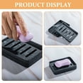 thumbnail image 3 of Double Layer Soap Dish Soap Storage Holder Soap Tray for Bathroom Shower Room, 3 of 6