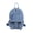 Light Blue, variant on Small Convertible Denim Backpack with Detachable Straps, Casual Travel Daypack for Women Men with Multiple Pockets