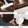 thumbnail image 5 of Coffee Kitchen Decor Rugs Set 2 Piece, Farmhouse Style Home Indoor Kitchen Rugs and Mats Non Skid Washable 17x47+17x30 Inches, 5 of 6