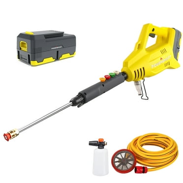 PowerSmart 40V Cordless Pressure Washer 1100 PSI Portable Power Washer with 5 Spray Nozzle for Home Projects 4.0 Ah Battery and Charger Included