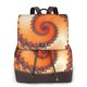 thumbnail image 1 of Balery Orange Rotating Mochila de Cuero para Mujeres, Gran Capacidad, Bolsa de Viaje Multifuncional, Mochila de Cuero y Bolsa de Hombro para Mujeres, 1 of 4