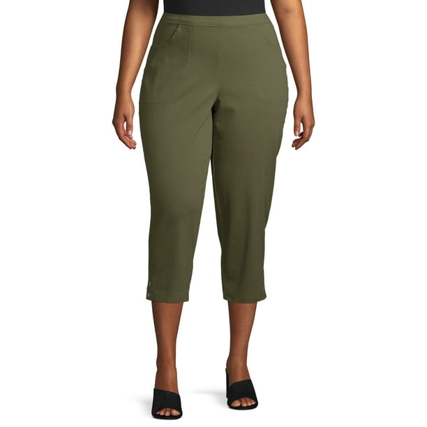 Just My Size - Just My Size Women's Plus Size Pull On Elastic Waist ...