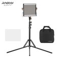 thumbnail image 1 of Andoer Portable Video Light Panel Fill-in Lamp Adjustable Brightness 3200-5600K, 1 of 8