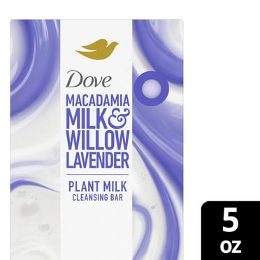2X - Dove Plant Milk Cleansing Bar Soap - Macadamia Milk & Willow Lavender - 5 oz