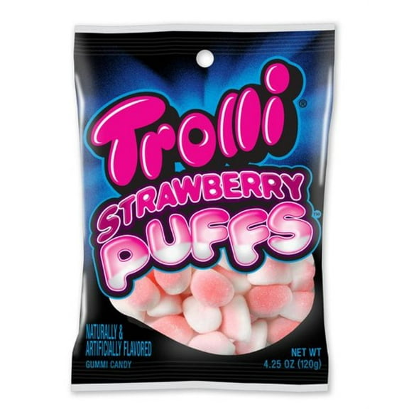 Trolli Strawberry Puffs 4.25 oz (Pack of 24)