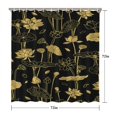 thumbnail image 5 of Waterproof Beautiful Colorful Floral Shower Curtain 72x72 Inch Boho Style Polyester Unique Shower Curtain for Bathroom Hotel Home Decor with 12 Plastic Hooks, 5 of 5