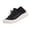 Black, variant on Willtoo Womens Sneakers Breathable Mesh Slip-On Knit Walking Shoes Lightweight Thick Sole Casual Running Shoes Comfortable Lace-Up Athletic Trainers