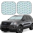 thumbnail image 1 of Saiise Sea Turtle for Foldable Car Sun Shades (2-Pack) Offer Sun Protection with an Easy-fold Design for Convenient Windshield Shading-Small, 1 of 6