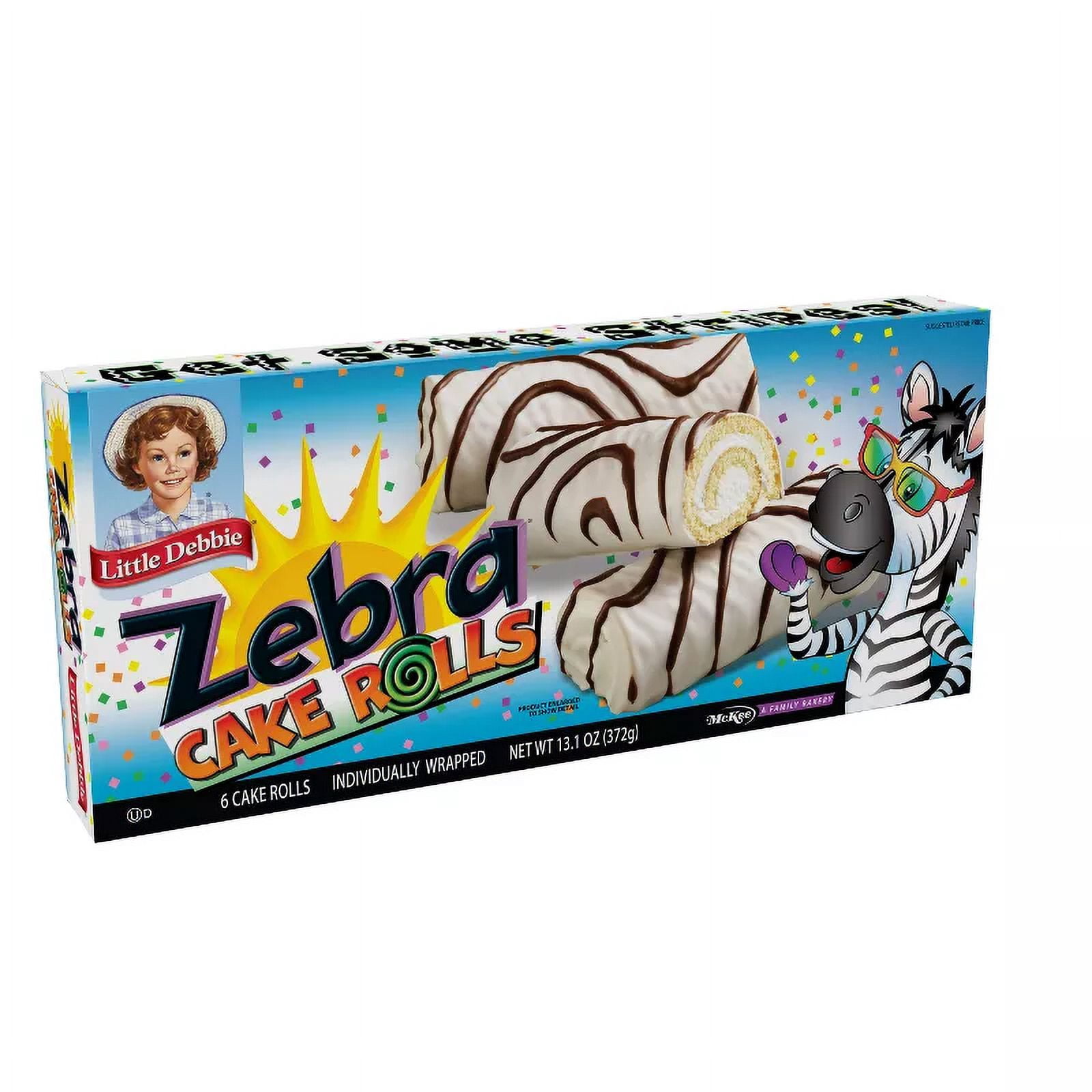 Little Debbie® Zebra® Cakes, 10 ct, 13 oz (Twin-wrapped) + Little Debbie® Zebra® Cake Rolls, 6 ct, 13.10 oz