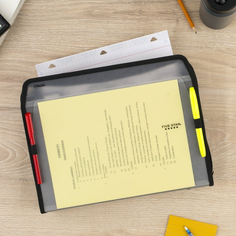 Five Star 13-Pocket Expanding File, Tabs, 8-1/2 Five Star 13-Pocket Expanding File, Tabs, 8-1/2