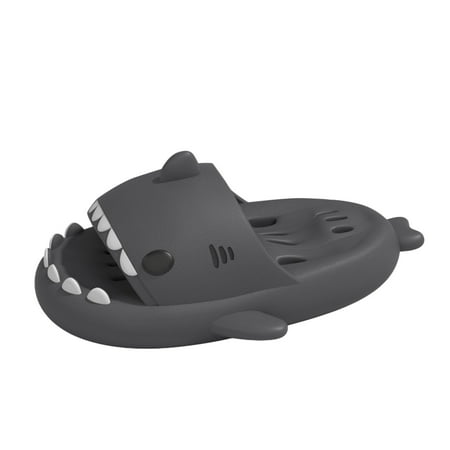 

Cute Shark Slippers For Women Slip Novelty Open Toe Slides Summer Lightweight Hollow Leaking Slippers Casual Beach Shoes EVA