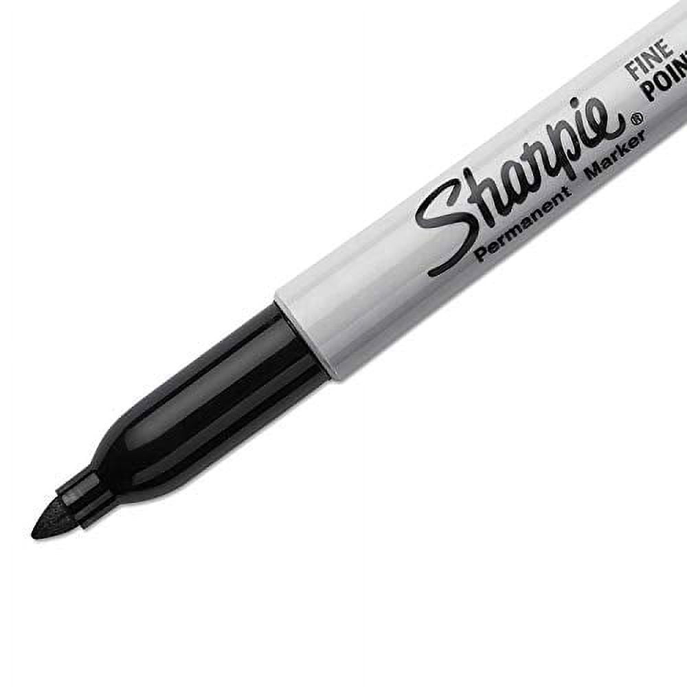 Fine Tip Permanent Marker Value Pack with (1) Bonus S-Gel 0.7 mm Black Ink  Pen, Fine Bullet Tip Markers, Black Ink, 36/Pack - Thomas Business Center  Inc