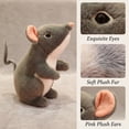 thumbnail image 4 of 9.8in Soft and Realistic Mouse Plush Toy, Adorable Animals Stuffed for Home Decor and Wildlife Enthusiasts Display Use, 4 of 7