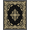 Black, Pattern 3, variant on ODIKA 4'x6' Machine Washable Non-Slip Area Rug, Bold Aztec Design with High Traffic Rug, Black, 462980