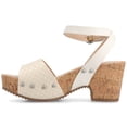 thumbnail image 2 of Journee Women's Vanessa Open Toe Platform Clog Heels, 2 of 9