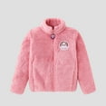 thumbnail image 5 of IROINNID Toddler Kids Boys Girls Winter Shearling Jacket Cute Solid Color Windproof Zipper Coat Keep Warm Outwear, 5 of 6
