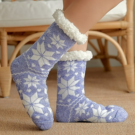 

Women s Winter Non Slip Home Sleep Slippers Socks Leg Sets Carpet Socks