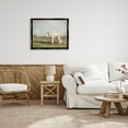 thumbnail image 2 of Baby Lamb Farmland Animal Animals & Insects Painting Jet Black Framed Art Print Wall Art, 2 of 6