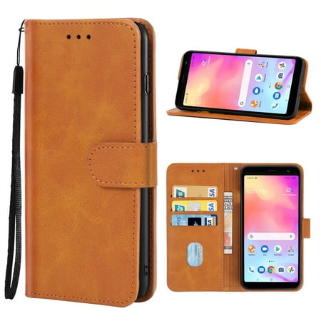 Leather Phone Case For Alcatel TCL A3X A600DL