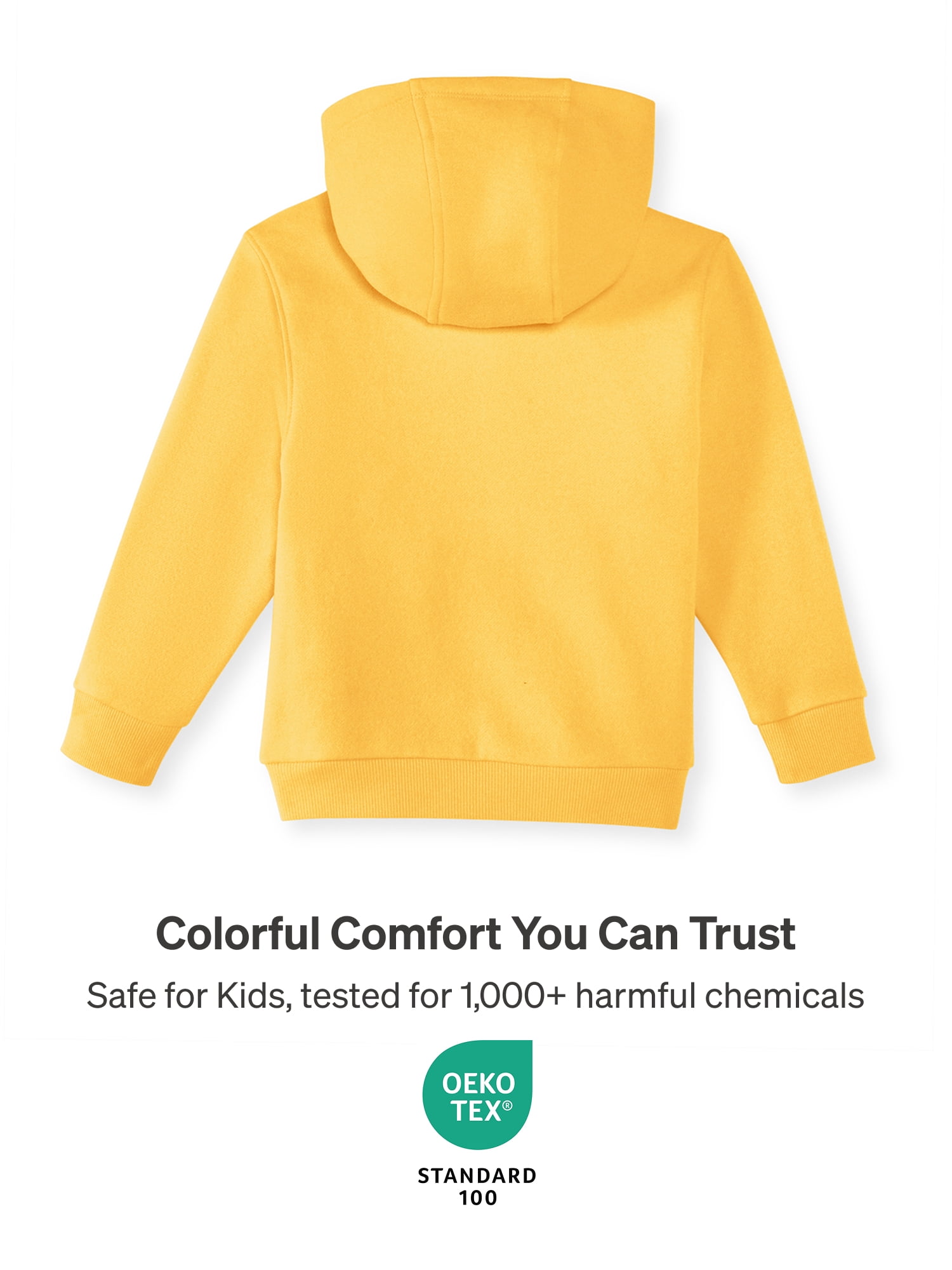 Color Mix by Garanimals Kids Fleece Hoodie, Sizes 6–16