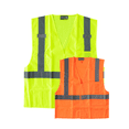 thumbnail image 2 of Utility Pro Men's Reflective Class 2 Safety Hi Vis Mesh Vest - Big Sizes, Yellow, 3XLarge, 2 of 9
