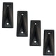 thumbnail image 1 of Ganchos De Pared Organizar GanLuxBlack 4 Pzs Mediano 3.5x7.5cm Negro., 1 of 2