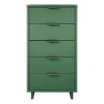 thumbnail image 6 of Manhattan Comfort Granville Tall & Narrow Engineered Wood Dresser in Sage Green, 6 of 11