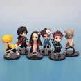 thumbnail image 4 of 6 piezas figuras de anime japonés figura de acción de PVC con base colección de anime estatuilla muñeca juguetes regalo para fanáticos niños, 4 of 5