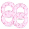 thumbnail image 1 of Flotadores inflables para piscina JarthenaAMCS, con lazo rosa, 4 unidades, 80 cm, 1 of 4