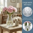 thumbnail image 2 of Unique Bargains Glass Bud Vases Set for Small Flower Vases Clear 2.6"L x 2.6"W x 4.3"H, 2 of 6