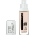thumbnail image 3 of (2 pack) Maybelline Super Stay Liquid Foundation Makeup, Full Coverage, 105 Fair Ivory, 1 fl oz, 3 of 11