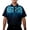Navy Seal, variant on Pin High Men's Performance Dry Fit Golf Shirt, Quick-Dry Short Sleeve Polo, Moisture Wicking Poppy Red/White