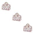 thumbnail image 1 of Qarigey 20L Lady Women PU Overnight Travel Luggage Weekend Ladies Handbag Stripes Hand Type1 NO1, 1 of 1