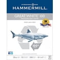thumbnail image 3 of Hammermill Paper, Great White, 100% Recycled Copy Paper, 20lb, 8.5 x 11, Letter, 92 Bright, 5000 Sheets / 10 Ream Case (086790), 3 of 4