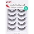 thumbnail image 1 of Kiss Looks So Natural Lashes Shy 5 pares (paquete de 6), 1 of 7