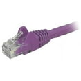 thumbnail image 2 of StarTech 6in CAT6 Ethernet Cable - Purple CAT 6 Gigabit Ethernet Wire -250Mhz 100W PoE RJ45 UTP Network Patch Cord Snagless with Strain Relief (N6PATCH6INPL), 2 of 2