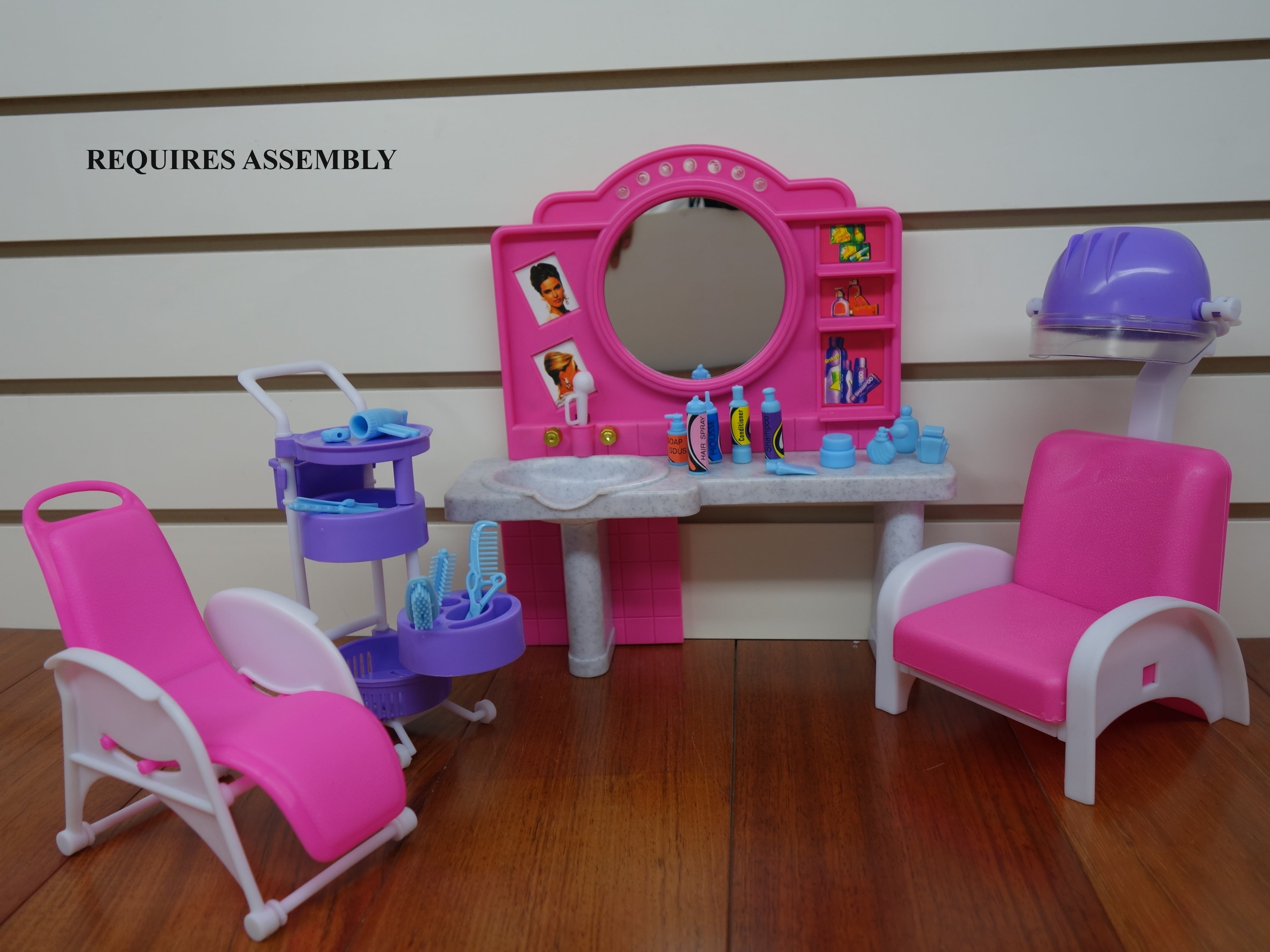 Barbie Estate Outdoor Doll Furniture Set with Pool Accessories Donut Floatie Puppy Water Toy Playset Walmart