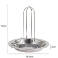 thumbnail image 4 of Xingzhi Folding Chicken Roaster Rack Cooking Grill Pan Tool Barbecue Fork Portable Rustproof Grill Stand Roasting for Camping, 4 of 8