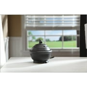 HOSLEY Ceramic Oil Warmer, Black