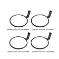 thumbnail image 1 of Support de Plante en Fer 3 Pcs Portable Pré-Percé Double Trou Remplacement Mural Rond Balcon Pot de Fleurs Support 20CM Pliable, 1 of 9