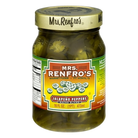 (2 Pack) Mrs. Renfro's Nacho Sliced Jalapeno Peppers, 1.65
