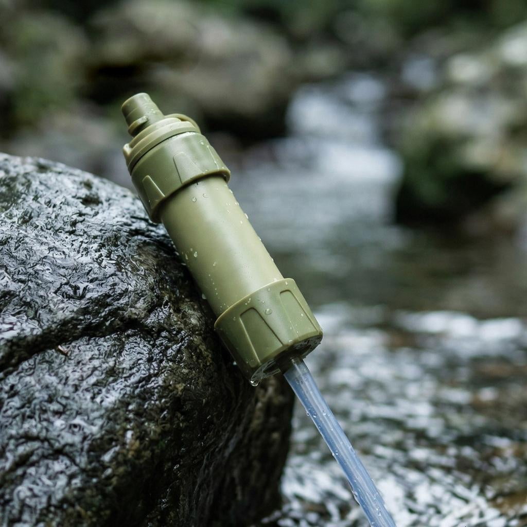 Yihuala Disaster Preparedness Water Filter Personals Survival Straw Purifiers for Emergencies Outdoor Camping & Hiking Gear