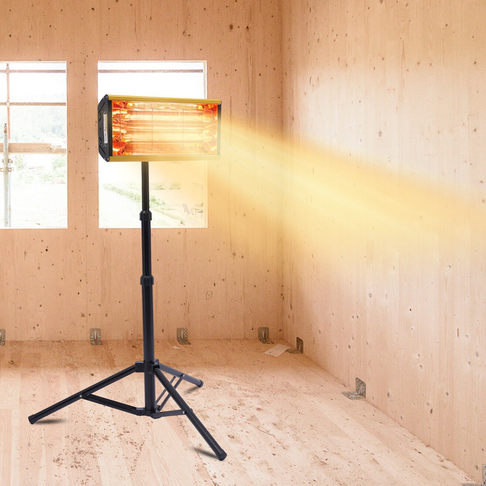 Denest 2000W Infrared Paint Curing Lamp Auto Body Heating Booth Spray Heater Light 110V