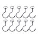 thumbnail image 1 of 10 ganchos giratorios para colgar, ganchos metálicos multifuncionales, resistentes y modernos para colgar comederos pájaros y bolsas., 1 of 8