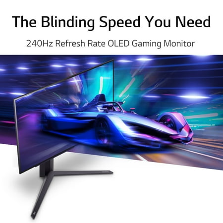 LG - UltraGear 27" OLED QHD 240Hz 0.03ms FreeSync and NVIDIA G-SYNC Compatible Gaming Monitor with HDR10 - Black