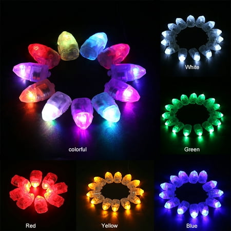 Waterproof Paper Lanterns Zerone Christmas 1 Set/50Pcs Waterproof LED Lights for Paper Lantern Ballon Festival Wedding Party Decor, Party Decor Lights ()