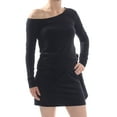 thumbnail image 2 of FREE PEOPLE $98 Womens New 1165 Black Frankie Draped Asymmetrical Dress S B+B, 2 of 2